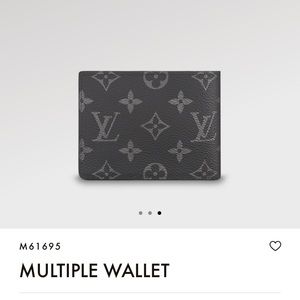 LV Monogram eclipse canvas wallet